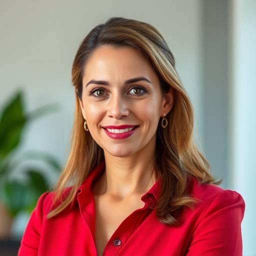 Foto de Ana Paula Oliveira, fundadora e CEO da Vozes do Brasil.